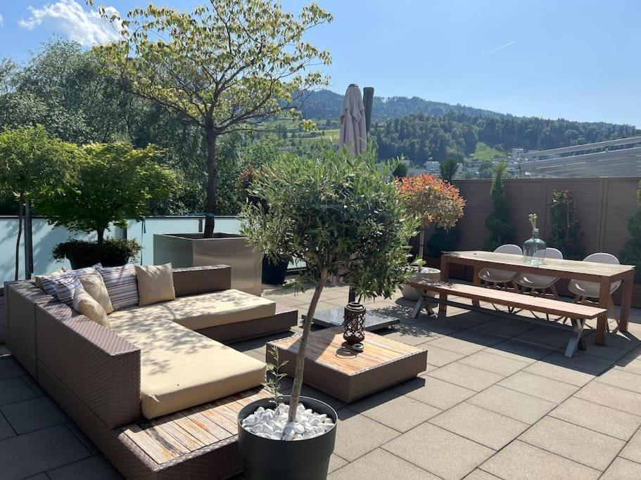 Appartement Atikka, Atico, Penthouse à Lucerne Extérieur photo
